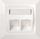 Prizë rrjeti Schwaiger NKSD2 532, RJ45, e bardhë