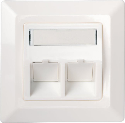 Prizë rrjeti Schwaiger NKSD2 532, RJ45, e bardhë