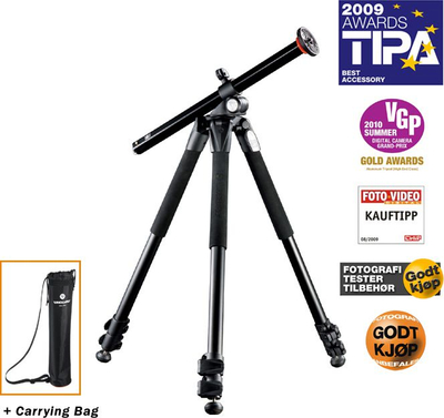 Tripod fotografik Vanguard Alta Pro 263AB 100, kapacitet 7 kg, alumin, i zi
