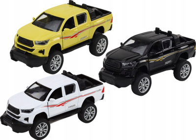 Играчка теренско возило Leantoys Die-Cast, со приколка, мешани бои