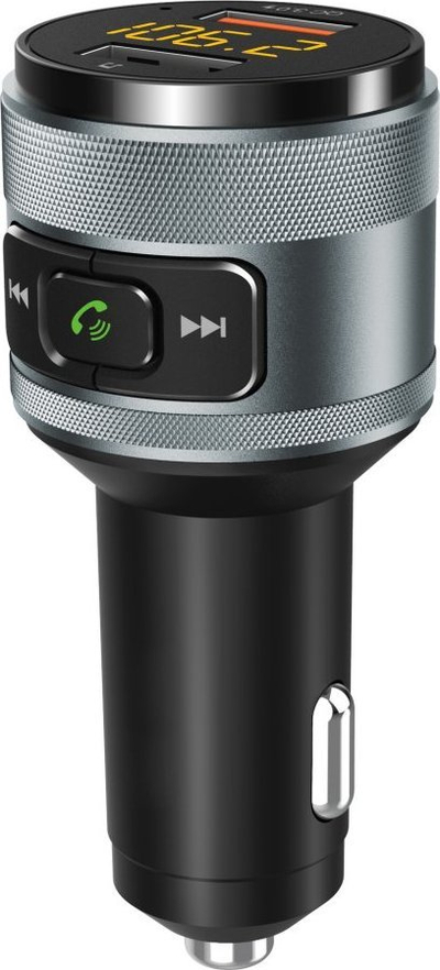 Transmetues FM për makinë ART FM-57, Bluetooth 4.2, 2x USB QC 3.0, i zi