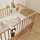Këmbë elastike për krevat bebe Sleepytroll, set 4 copë, kapacitet deri 22 kg, të bardha