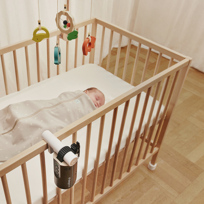 Këmbë elastike për krevat bebe Sleepytroll, set 4 copë, kapacitet deri 22 kg, të bardha