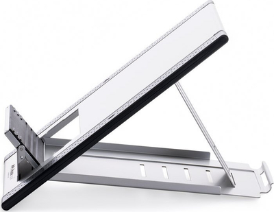 Држач за лаптоп Mousetrapper Laptop Tablet Stand, ергономски, прилагодлив, сив