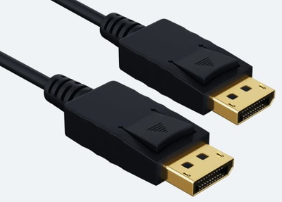 Видео кабел MicroConnect 4K DisplayPort 1.4, LSZH, црн