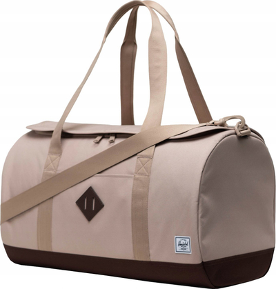 Дафел чанта Herschel Heritage, 600D EcoSystem, Light Taupe Chicory Coffee
