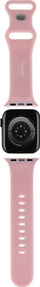Rrip Hello Kitty HKAWLSCHBLP për Apple Watch 42/44/45/49mm, silikon, rozë