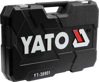 Set mjetesh pune Yato YT-38901, 1/4", 1/2", 122 copë