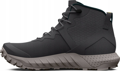 Çizme taktike Under Armour Micro G Valsetz Trek Mid, lëkurë, të papërshkueshme nga uji, gri