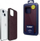 Mbulesë telefoni 3mk HARDY MagFabric Berry për iPhone 15, material tekstili, ngjyrë vishnje
