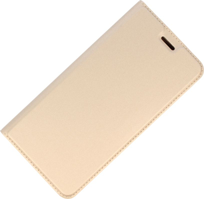 Футрола за телефон Dux Ducis Custodia Flip Folio за iPhone XS Max, синтетичка кожа, со магнет, златна боја
