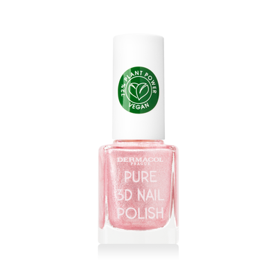 Llak thonjsh Dermacol Pure 3D Natural Rose Veil 05, efekt xheli, rozë