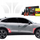 Folie mbrojtëse hark rrote Grizz BodyShield, për Audi Q3 Sportback 2018-2025, transparente