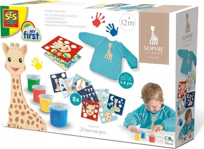 Set ngjyra gishtash për kalamaj SES Creative Sophie La Girafe, 12+ muajsh, me shumë ngjyra