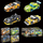 Set blloqesh ndërtimi Storm Cars MIX, 70 copa, gara me makina, shumëngjyrëshe