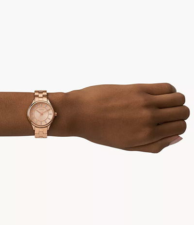 Orë dore për femra Fossil Modern Sophisticate BQ1571, ari rozë