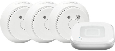 Set fillimi për alarm tyni EQ-3 Homematic IP, 3 dhoma, i bardhë