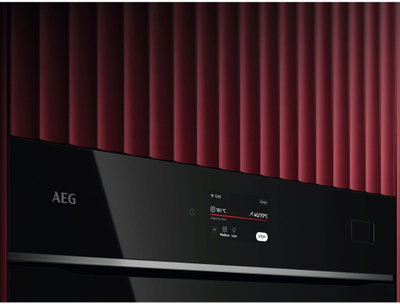 Furrë me avull AEG Steam Oven Series 8000 TB8SB73ZAB, SteamPro, ekran me prekje 4.3", me WiFi, e zezë