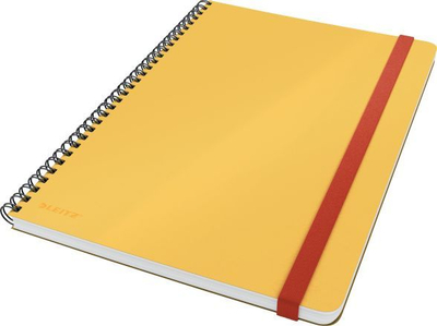Спирален блок Leitz Cosy, B5, со квадрати, жолт