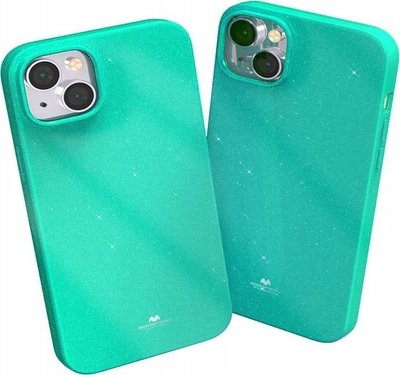 Kllëf telefoni Mercury Jelly Case për iPhone 15 Plus 6.7", silikon, ngjyrë mint
