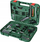 Set veglash Bosch Advanced Set, 56 copë, me valixhe transporti, jeshil
