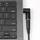 Adapter karikuesi për laptop Akyga AK-ND-D02, 7.4 x 5.0 mm në USB-C, 65W, i zi