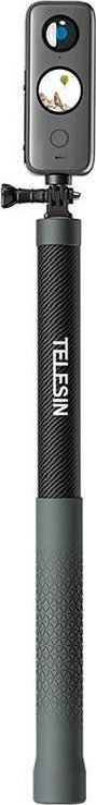 Selfie stick Telesin GP-MNP-300-3, 3m, fibër karboni, i zi