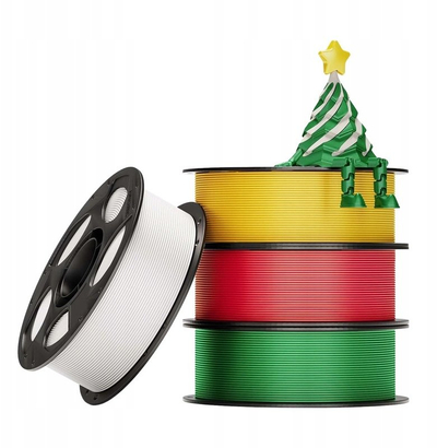 Филамент 3D ANYCUBIC PLA Silk Christmas, сет 4 парчиња, шарен