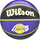 Top basketbolli Wilson NBA LA Lakers, madhësia 7, me pompë, lejla me të verdhë