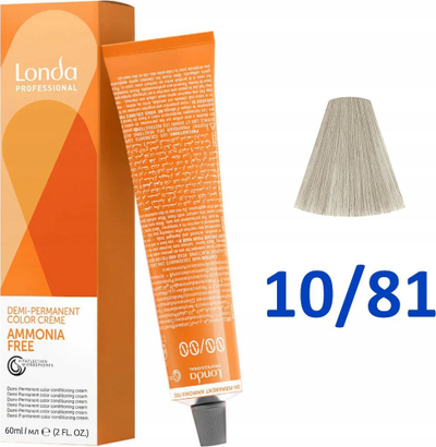 Ngjyrë flokësh Londa Professional Londacolor 10/81, pa amoniak, 60 ml