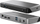 Stacion dokimi Alogic USB-C Dual 4K Docking Station, 100W, gri e zezë