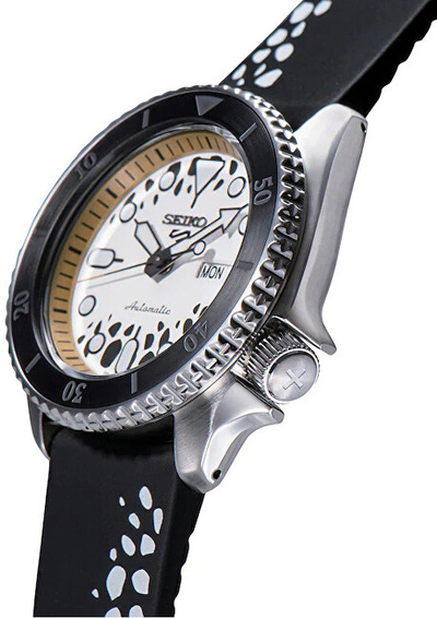 Orë për meshkuj Seiko 5 Sports Automatic SRPH63K1, e zezë