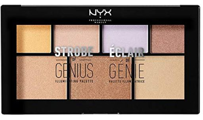 Paletë për faqe NYX Strobe Of Genius Illuminating Palette, 12 ml
