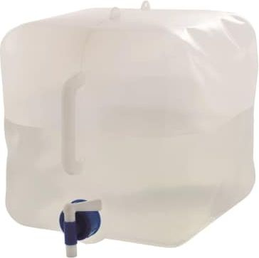 Bidon uji kampingu Outwell Water Carrier, 15L, i palosshëm, transparent