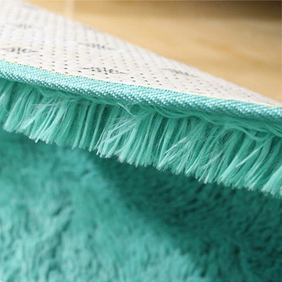 Tapet i rrumbullt Strado Round Shaggy Rug, 120x120 cm, Turquoise Sea