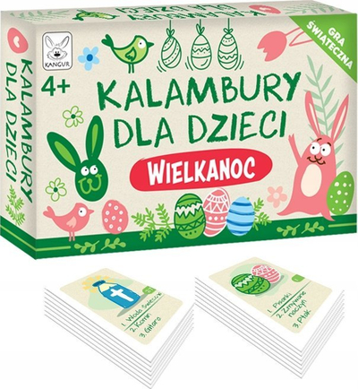Loja me letra “Charades For Children – Easter Kangaroo”, 54 letra, temë Pashkët