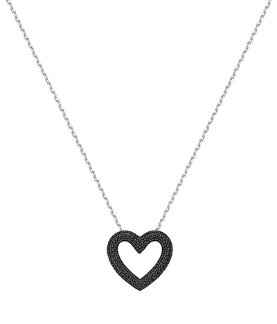 Qafore për femra Brosway Heart Mystery Black Fancy FMB126, e argjendtë