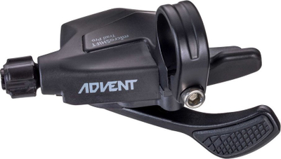 Komandë marshe biçiklete MicroSHIFT ADVENT Trail Trigger Pro, 1x9 shpejtësi, e djathtë, e zezë