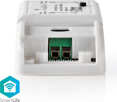 Ndërprës smart WiFi Nedis Smart Home Basic, kontroll nga aplikacioni, shkon me Amazon Alexa edhe Google Home, i bardhë