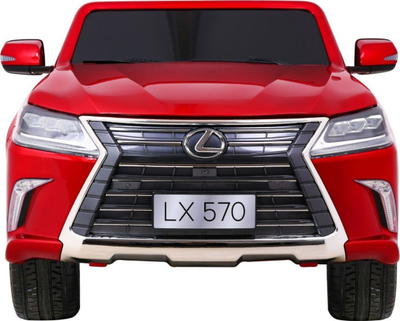 Makina elektrike për kalamaj Lexus LX570, me 2 vende, mban gjer 60 kg, e kuqe
