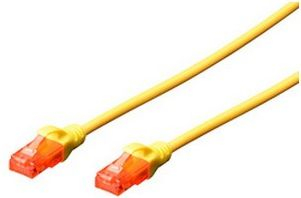 Kabllo rrjeti Digitus DK-1612-050/Y, Cat6 U/UTP, 5m, e verdhë