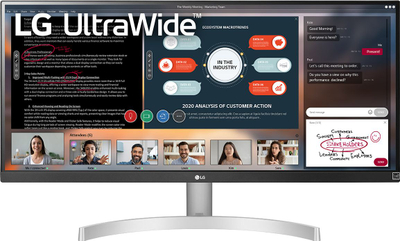 Monitor LG UltraWide 29WN600-W, UWHD, 29", IPS, i zi/argjendtë