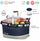 Shportë pikniku Aktive Trmica Picnic Folding Basket, 30L, palosme, e zezë