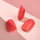 Thonjë artificialë SOSU Cosmetics, të kuq