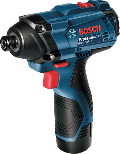 Makineri kaçavido goditëse Bosch GDR 120-LI 12V, moment rrotullimi 100 Nm, 2 bateri 1.5Ah, blu
