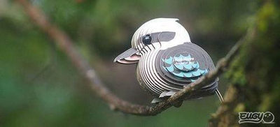 Puzzle 3D Eugy Kookaburra, 27 pjesë, lodër edukative, me shumë ngjyra