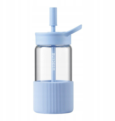 Shishe qelqi me pipë BUYDEEM DG425, 550ml, portative, blu