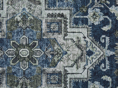 Tapet Beliani KOTTAR, 80x240 cm, poliester, blu gri