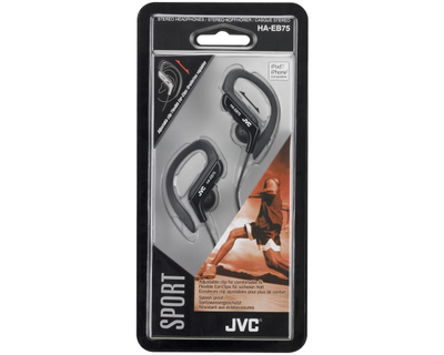 Kufje in ear JVC HAE B75B NU, me tela, të zeza