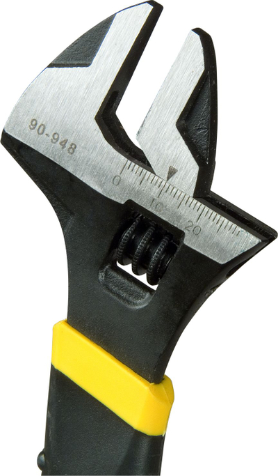 Çelës rregullues Stanley Swedish 0-90-948, 200mm, me dorezë gome, gri